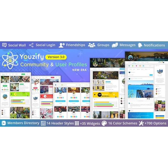 Youzify (formerly Youzer) - BuddyPress Community & WordPress User Profile Plugin