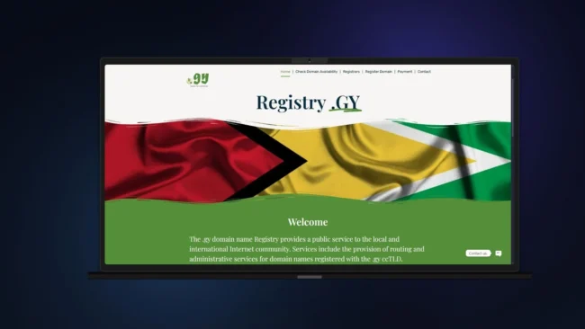 .gy Domain Registry