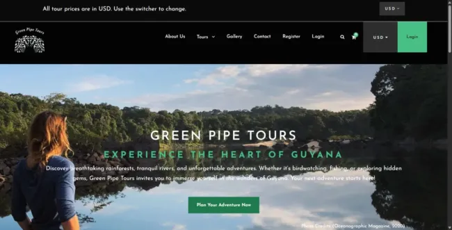 Green pipe tours