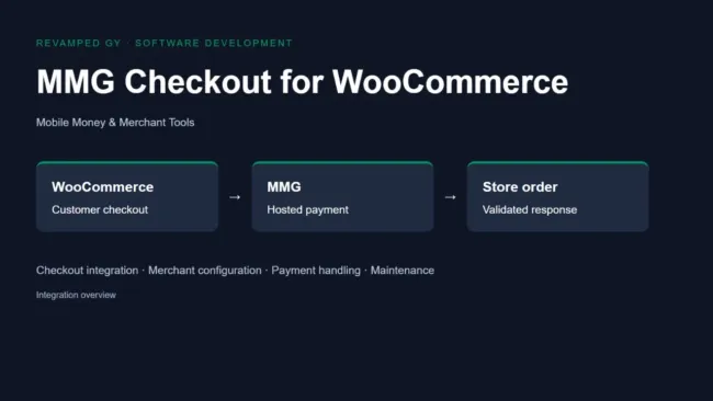 Mmg checkout for woocommerce